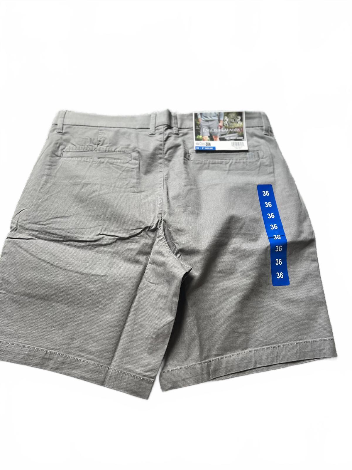 English Laundry grey chino shorts, size 36” waist