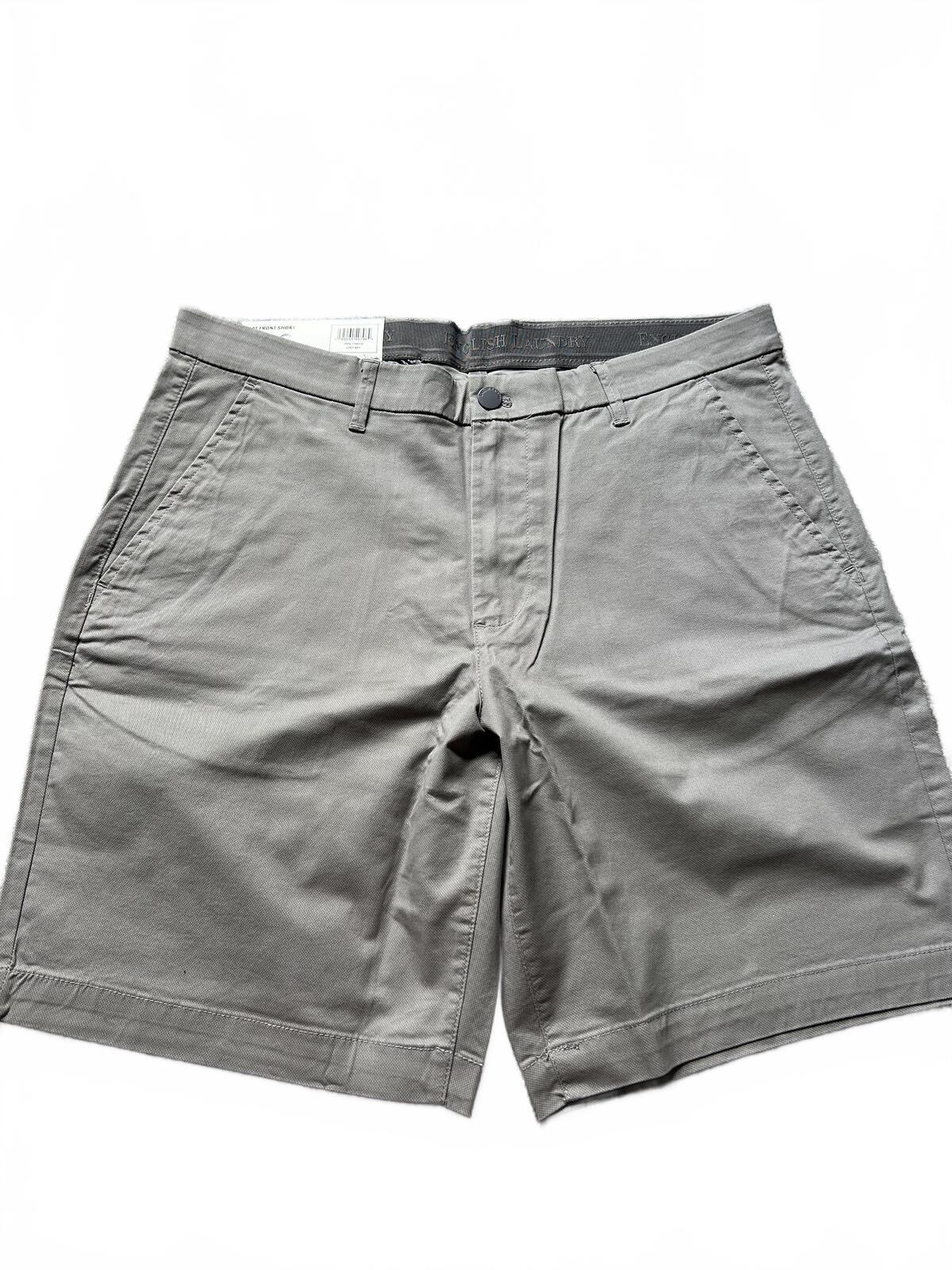 English Laundry grey chino shorts, size 36” waist