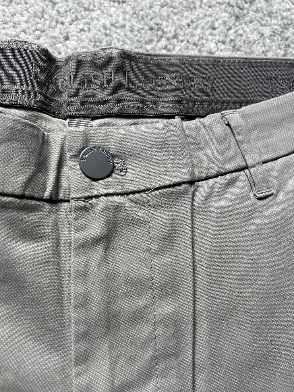 English Laundry grey chino shorts, size 36” waist