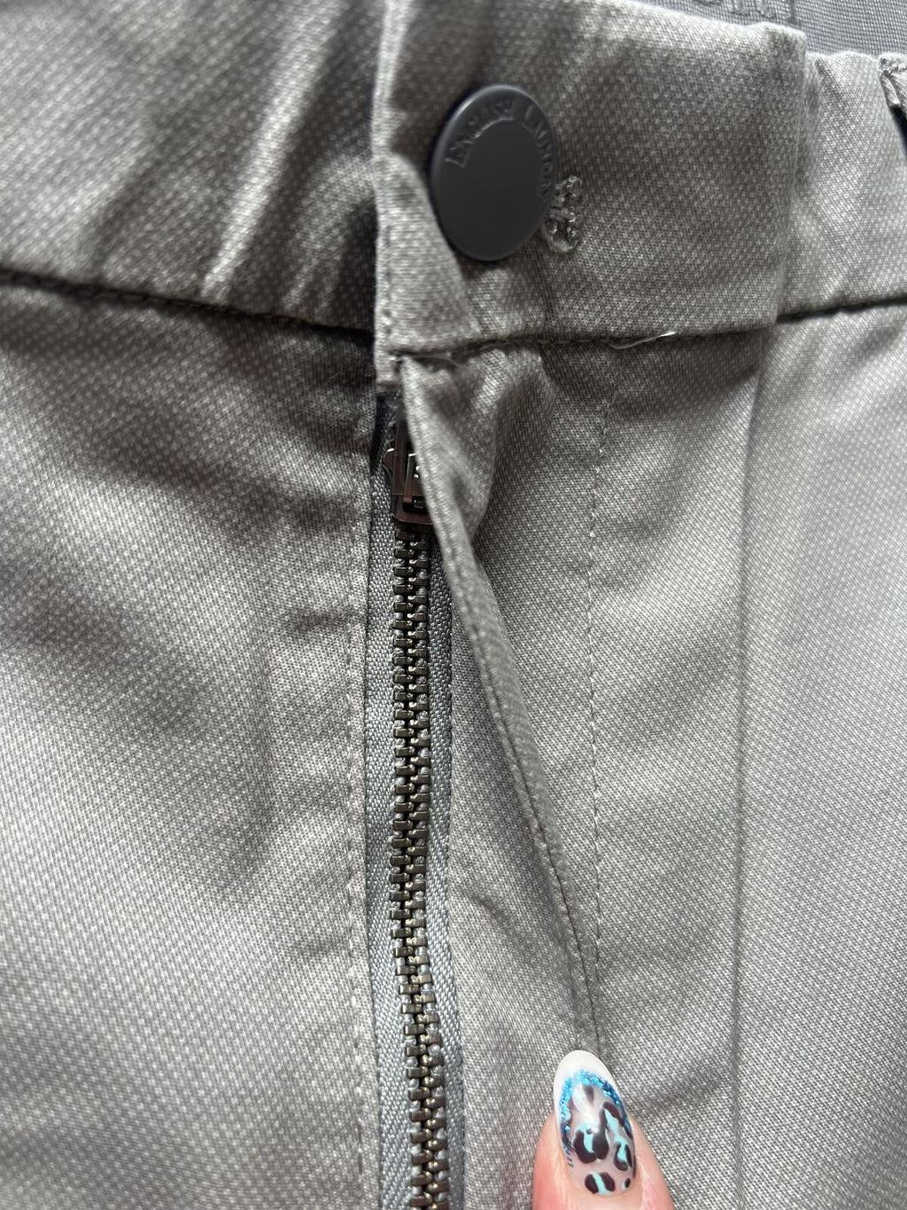 English Laundry grey chino shorts, size 36” waist