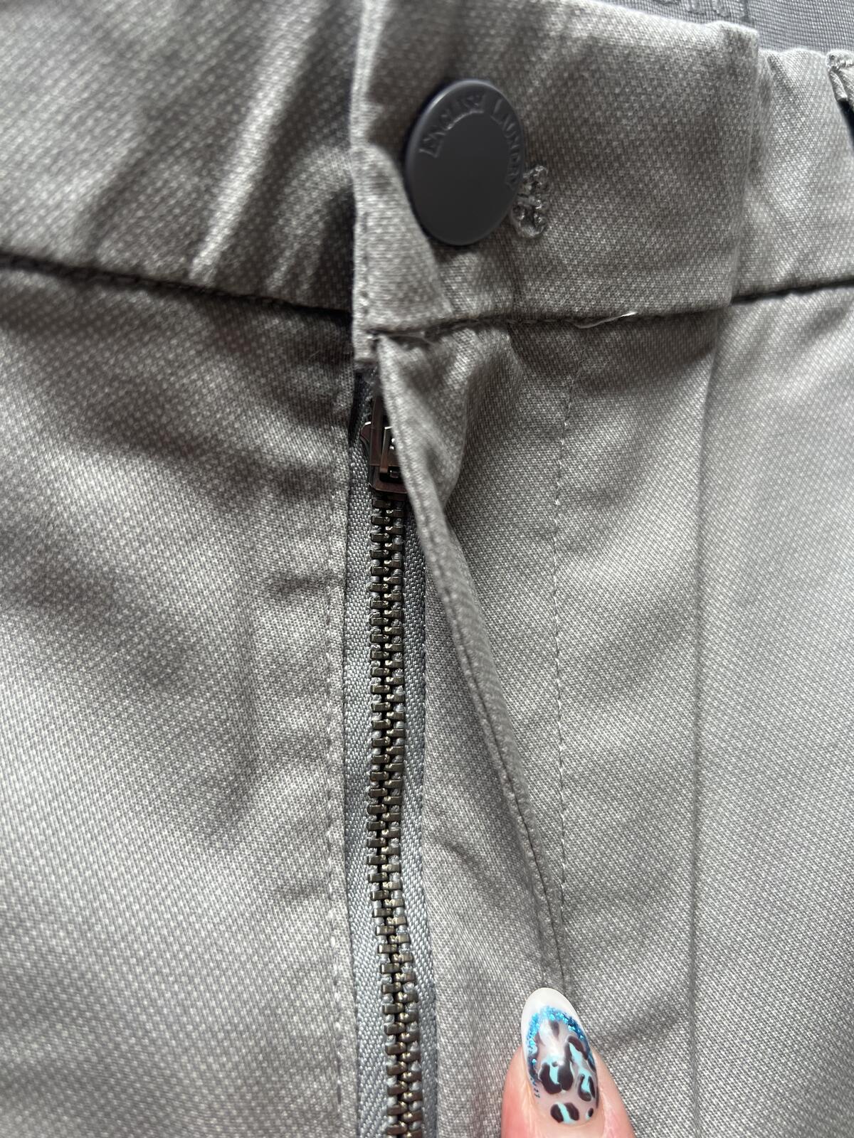 English Laundry grey chino shorts, size 36” waist