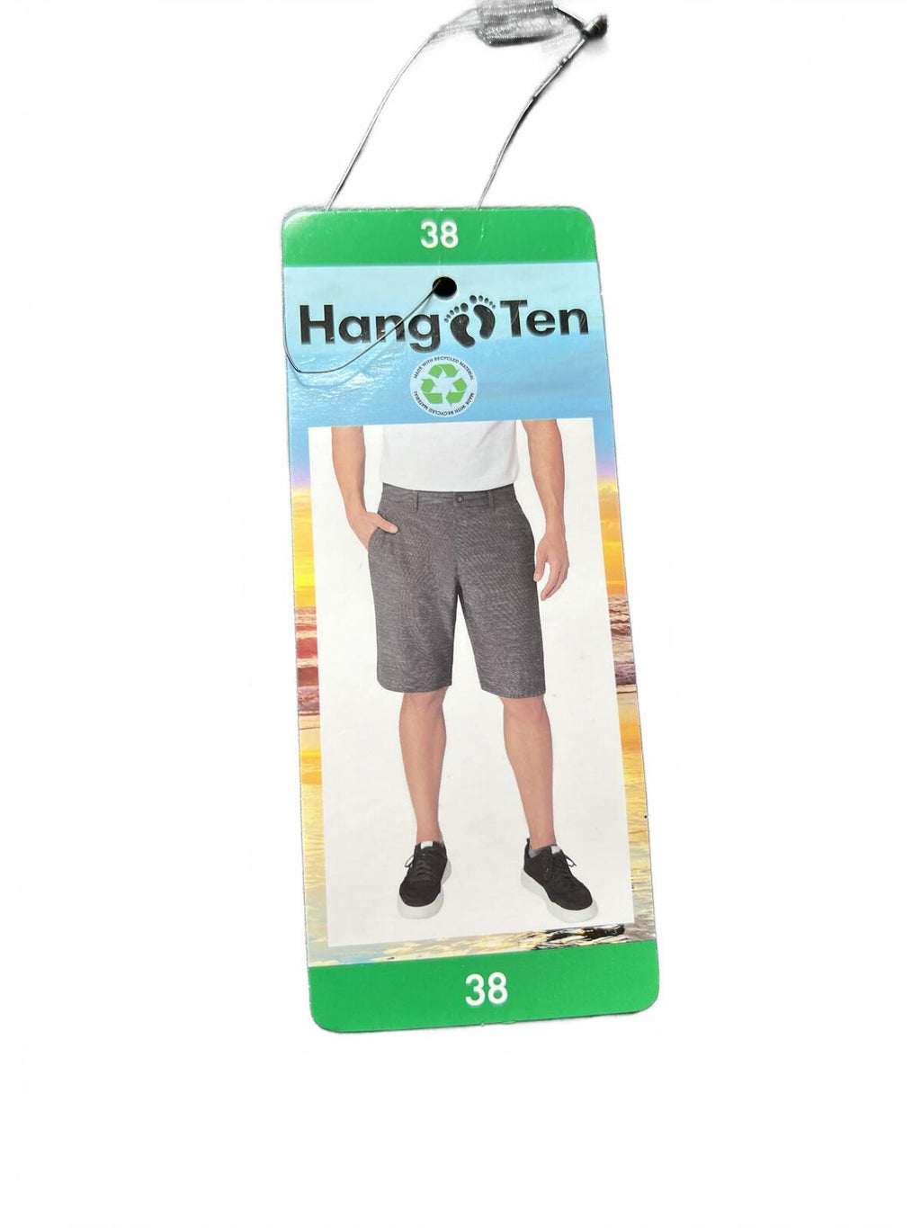 Hang Ten black chino shorts, size 38” waist