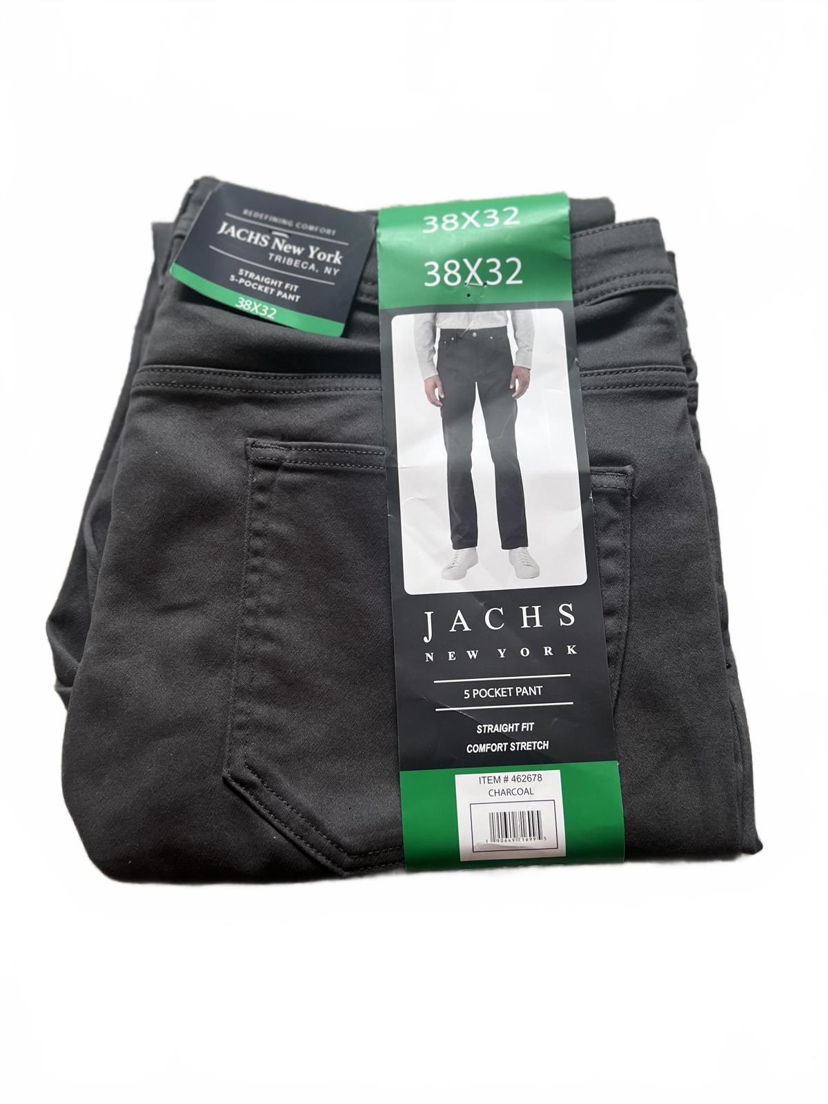 Jachs charcoal chinos, size 38” x 32”