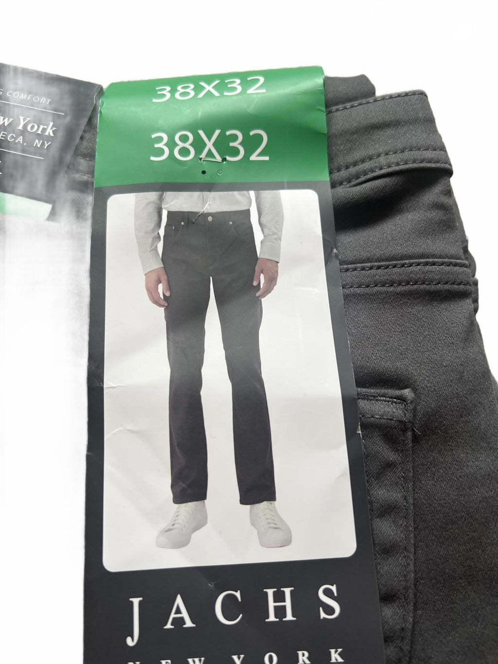 Jachs charcoal chinos, size 38” x 32”