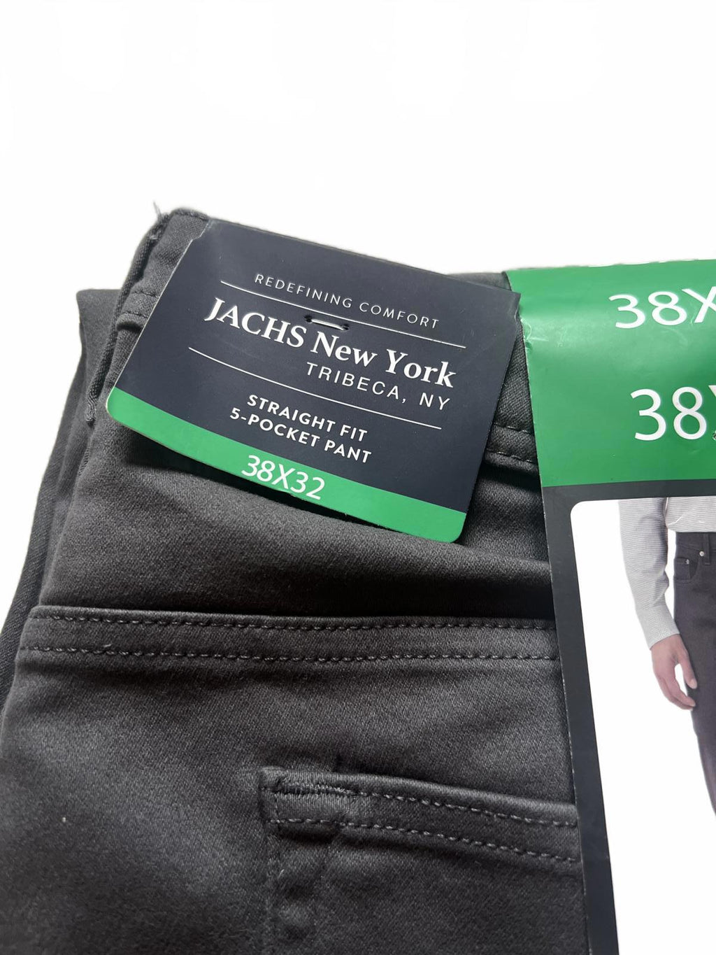 Jachs charcoal chinos, size 38” x 32”