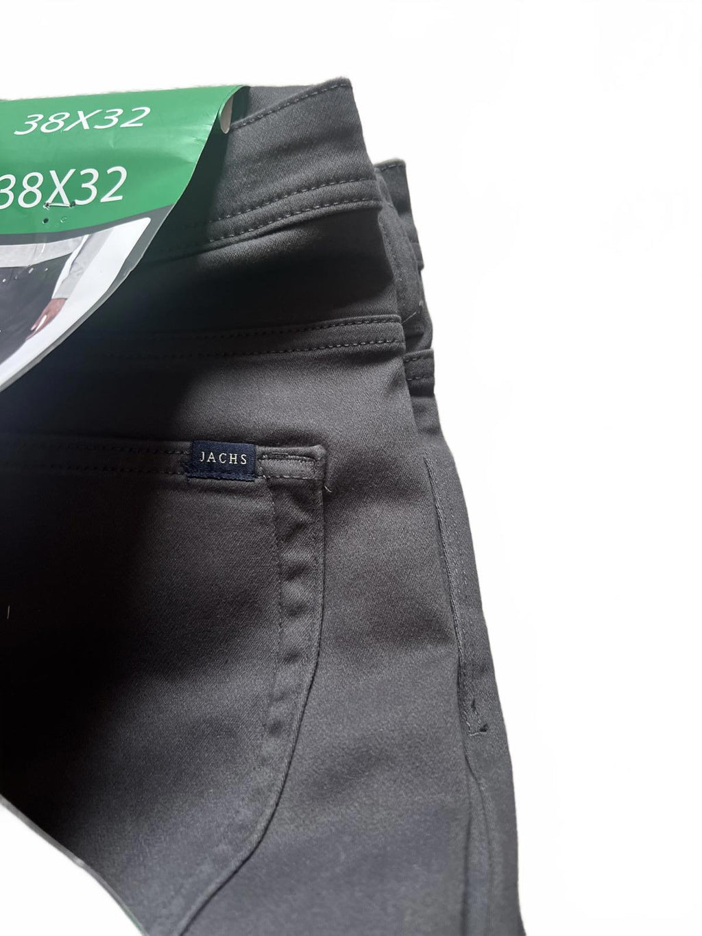 Jachs charcoal chinos, size 38” x 32”