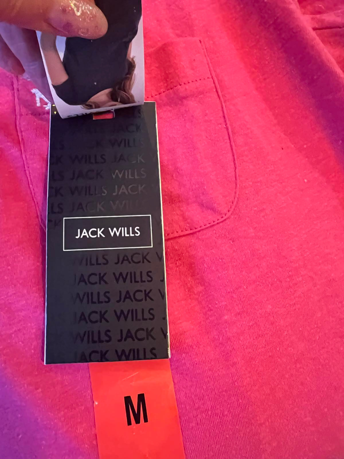 Jack Wills pink t-shirt, size medium