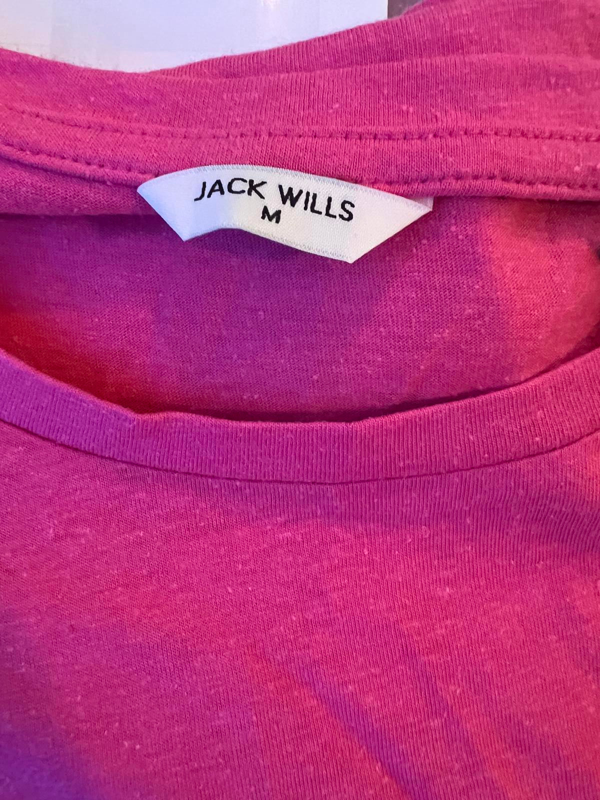 Jack Wills pink t-shirt, size medium