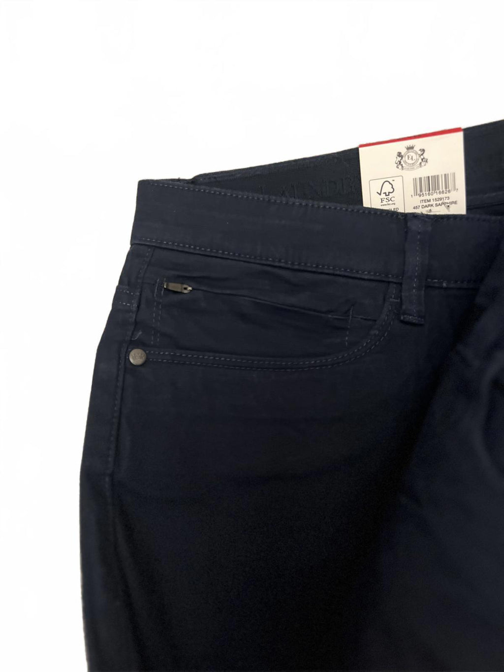 English Laundry navy 5-pocket chinos, size 34” x 30”