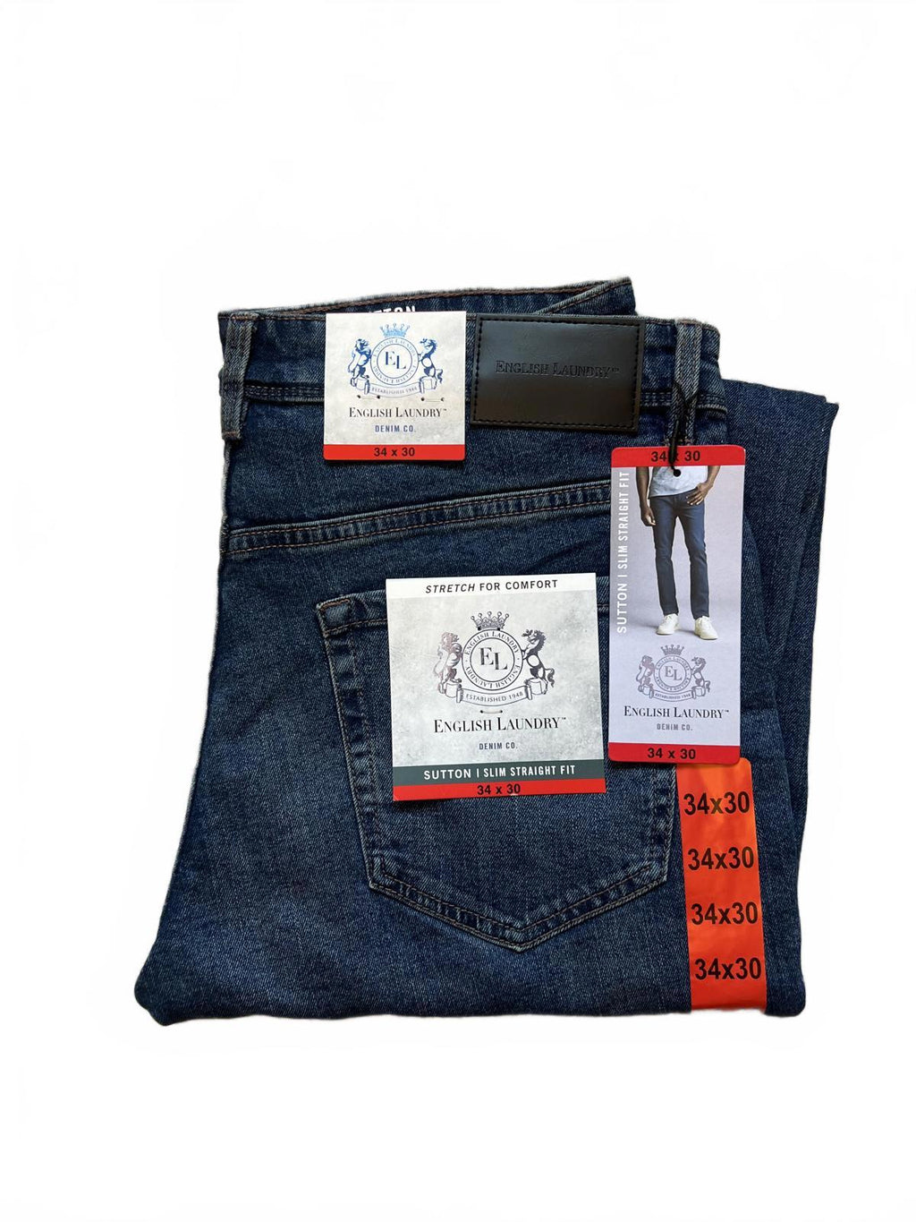 English Laundry Tinted Rinse Jeans, size 34” x 30”