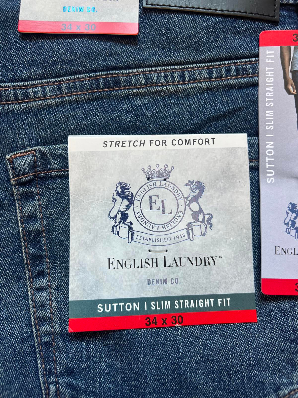 English Laundry Tinted Rinse Jeans, size 34” x 30”