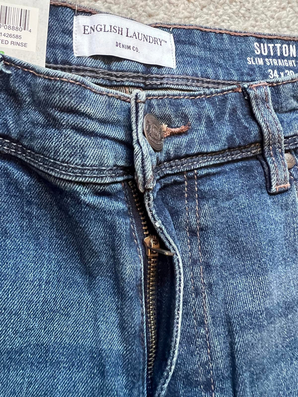 English Laundry Tinted Rinse Jeans, size 34” x 30”