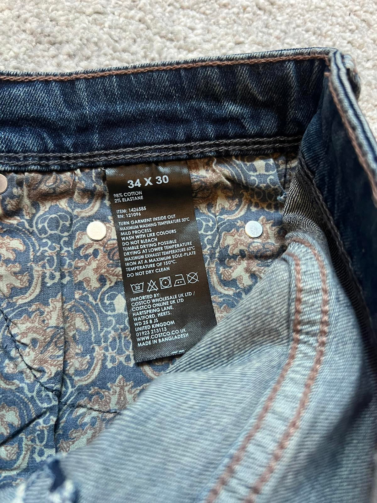 English Laundry Tinted Rinse Jeans, size 34” x 30”