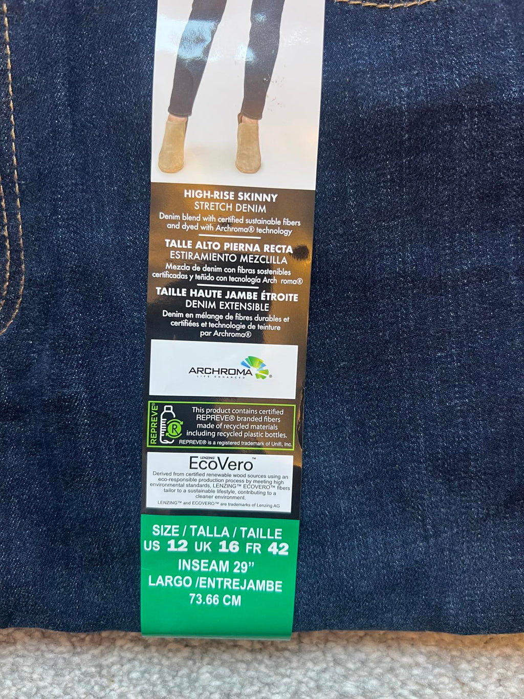 Buffalo ladies high rise skinny Jeans, size 16