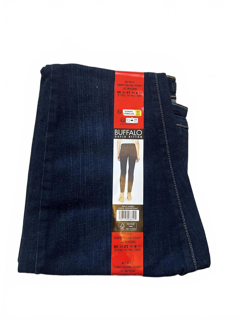 Buffalo ladies high rise skinny Jeans, size 12