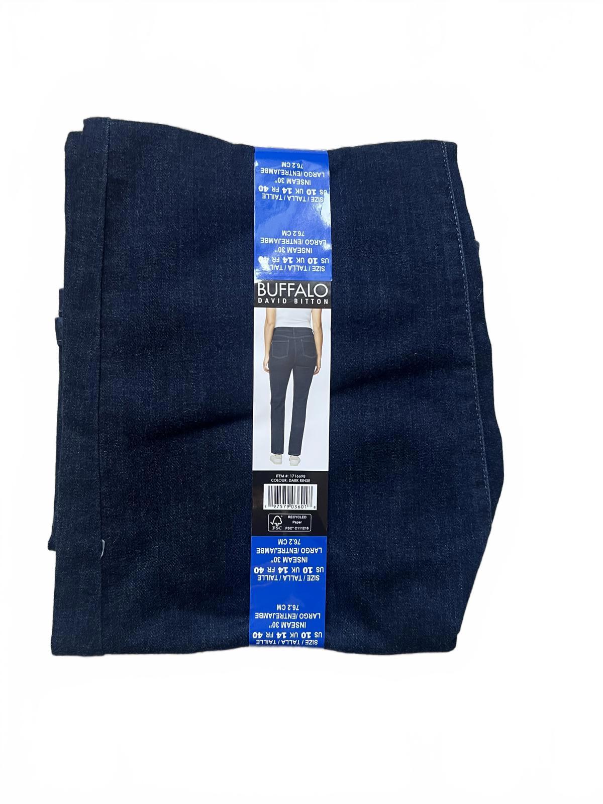 Buffalo ladies high rise straight leg Jeans, size 14