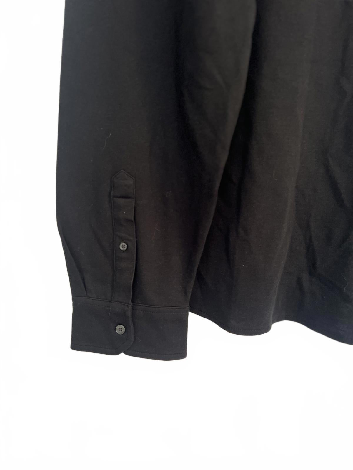 Jachs black long sleeve shirt, size XXL