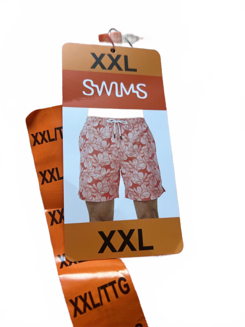Swims men’s Red swim shorts, size XXL
