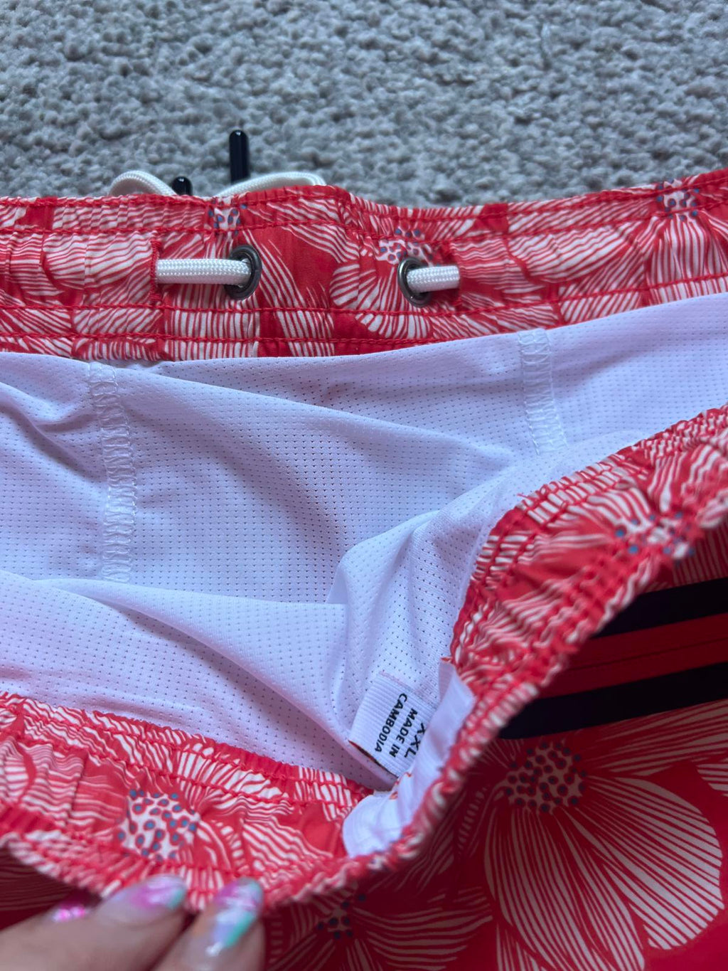 Swims men’s Red swim shorts, size XXL