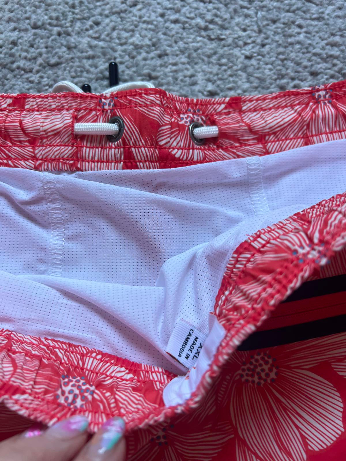 Swims men’s Red swim shorts, size XXL