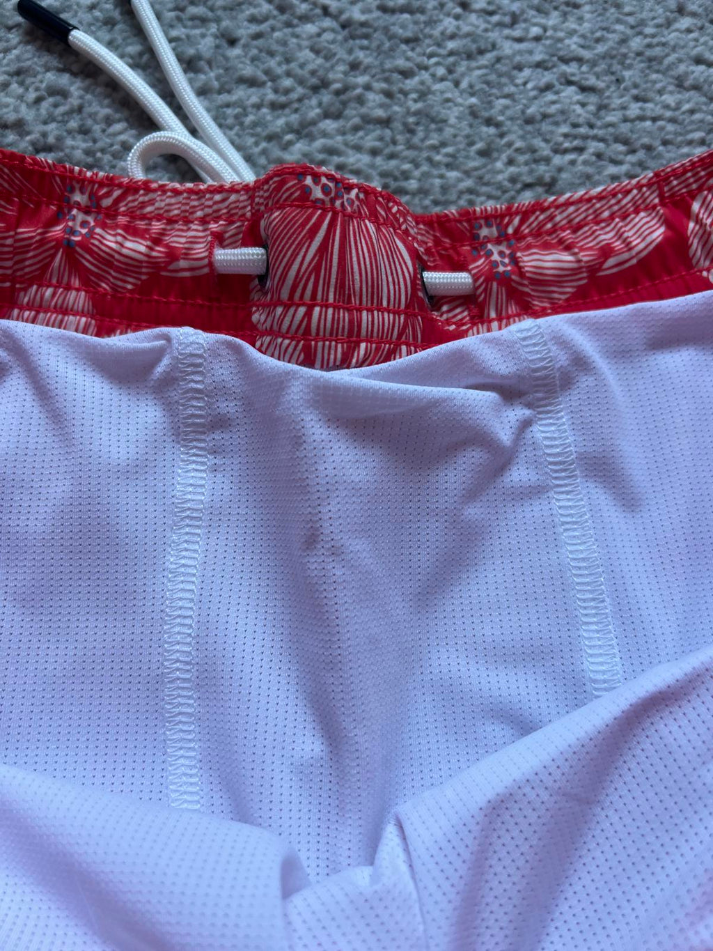 Swims men’s Red swim shorts, size large