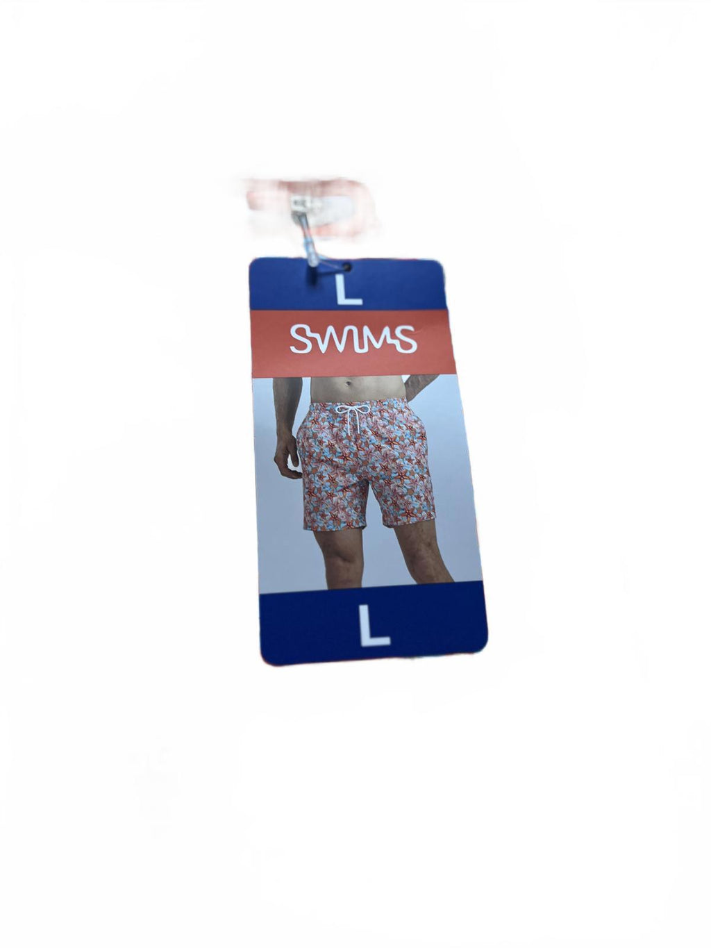 Swims men’s orange swim shorts, size large