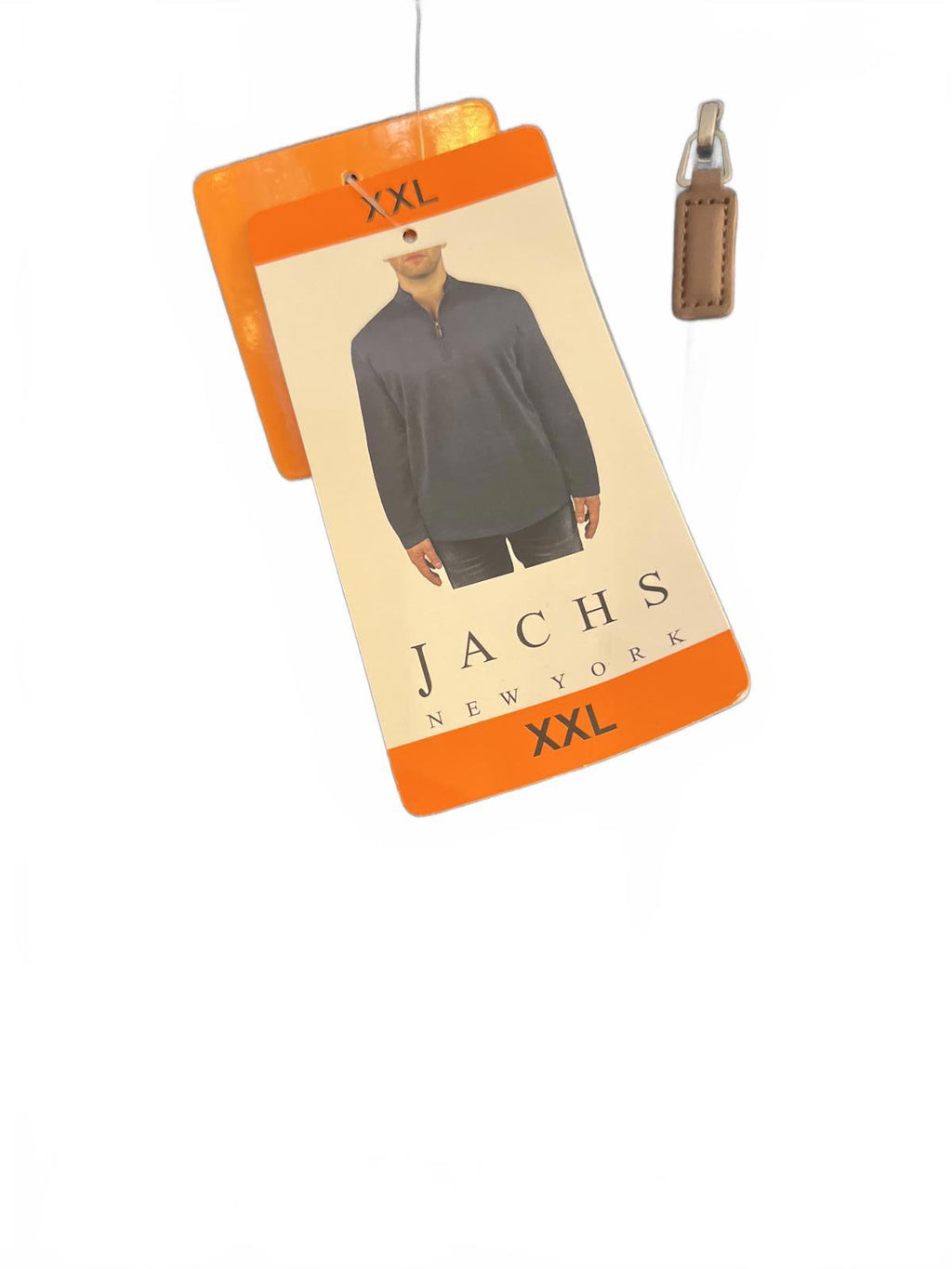 Jachs 1/2 zip blue sweater, size XXL