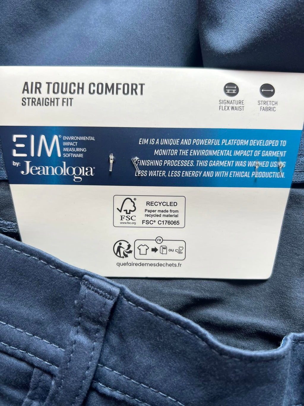 English Laundry bluestone 5-pocket chinos, size 38” x 34”