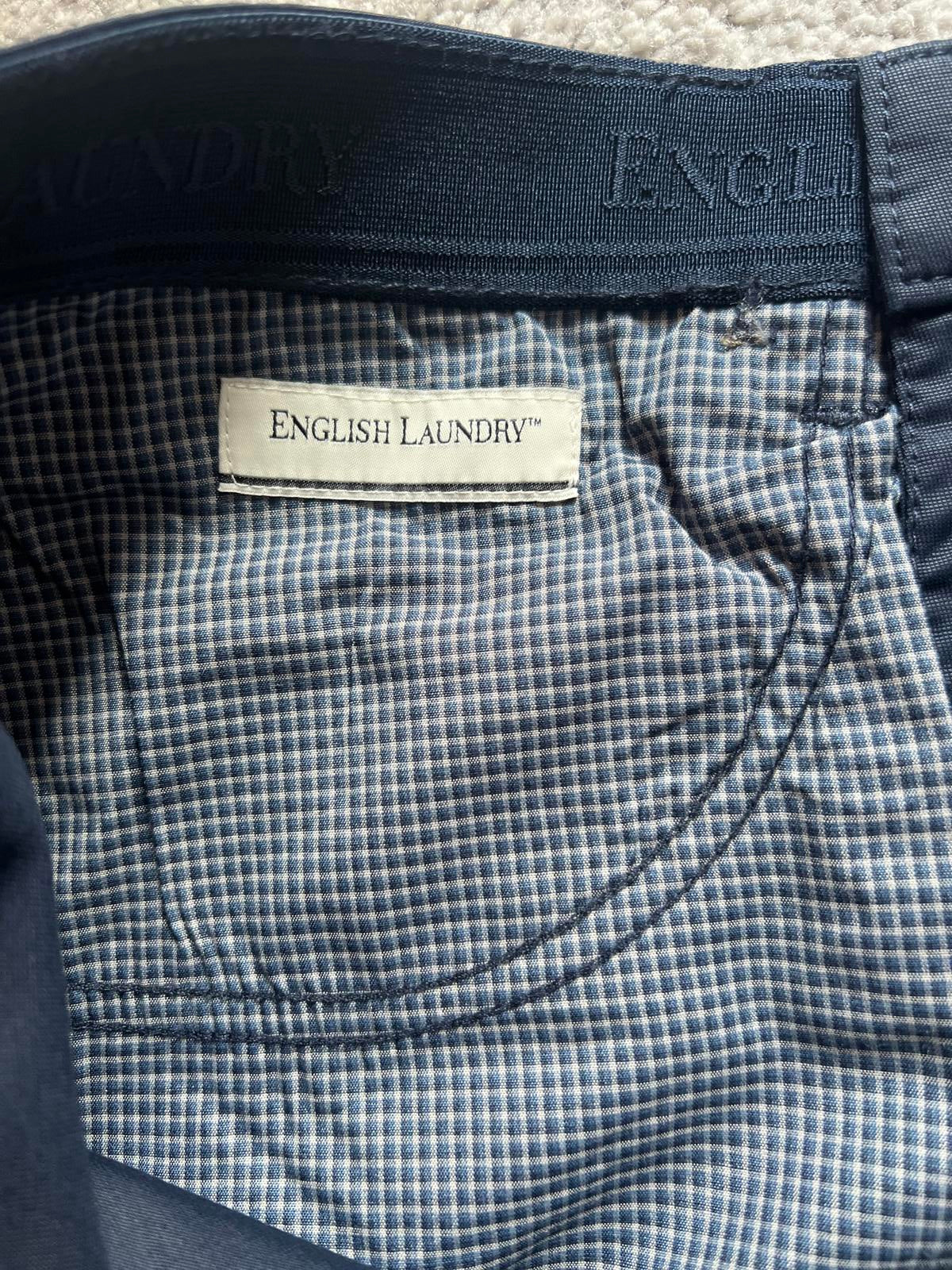 English Laundry navy 5-pocket chinos, size 32” x 32”