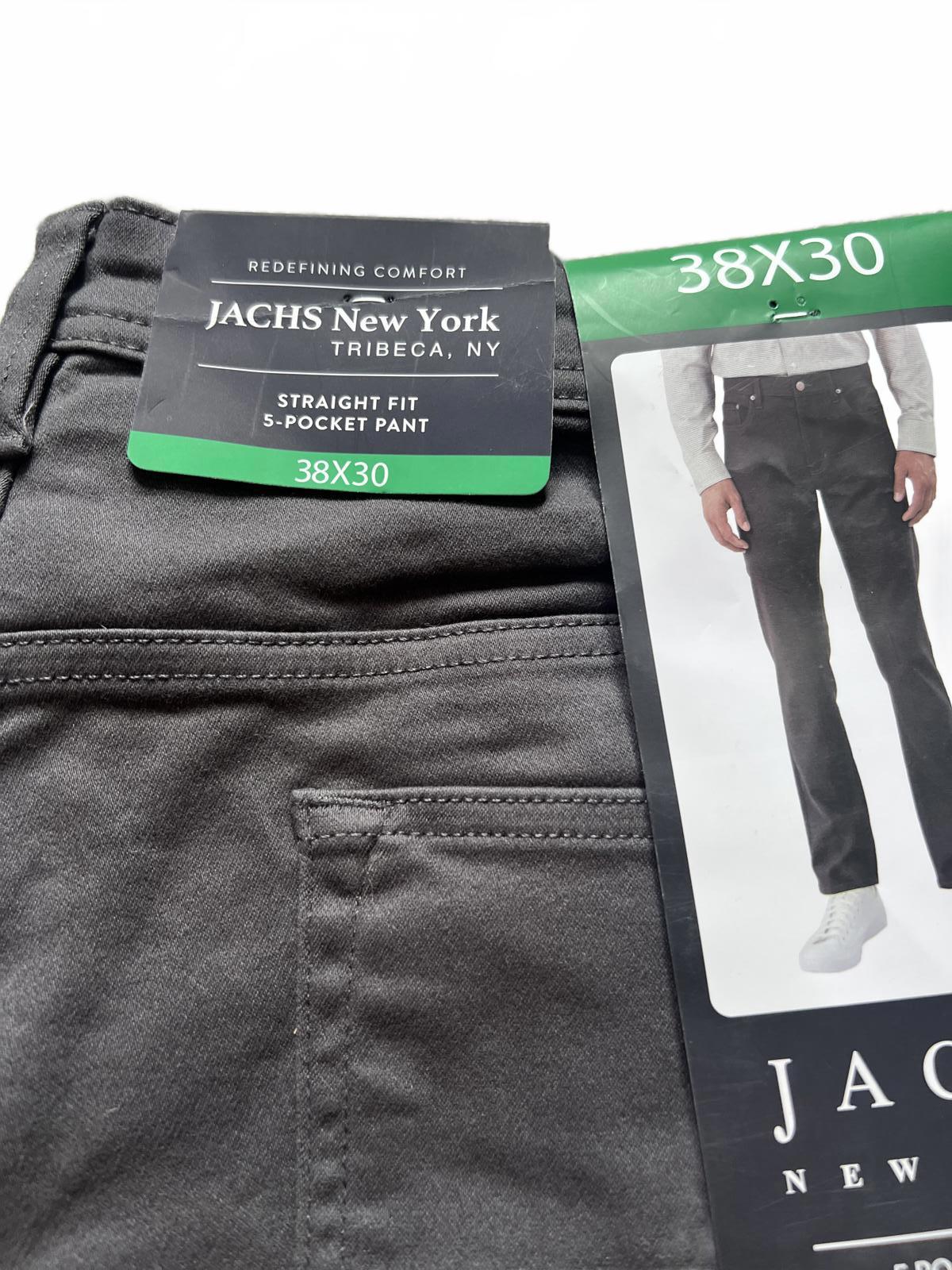 Jachs charcoal grey 5-pocket trousers, size 38” x 30”