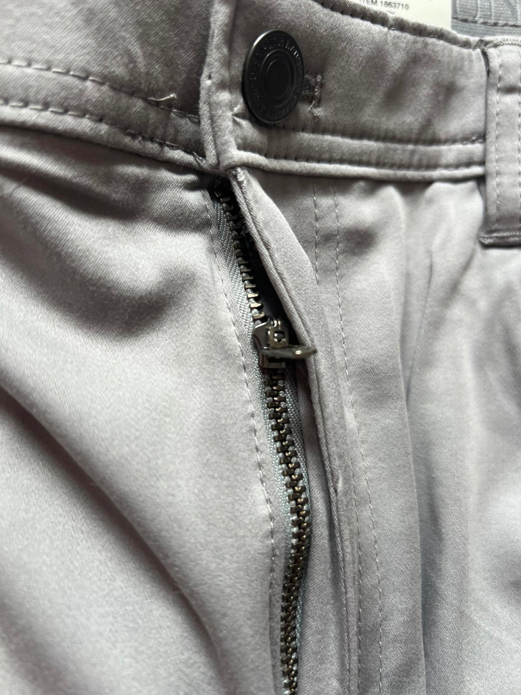English Laundry grey 5-pocket chinos, size 38” x 34”