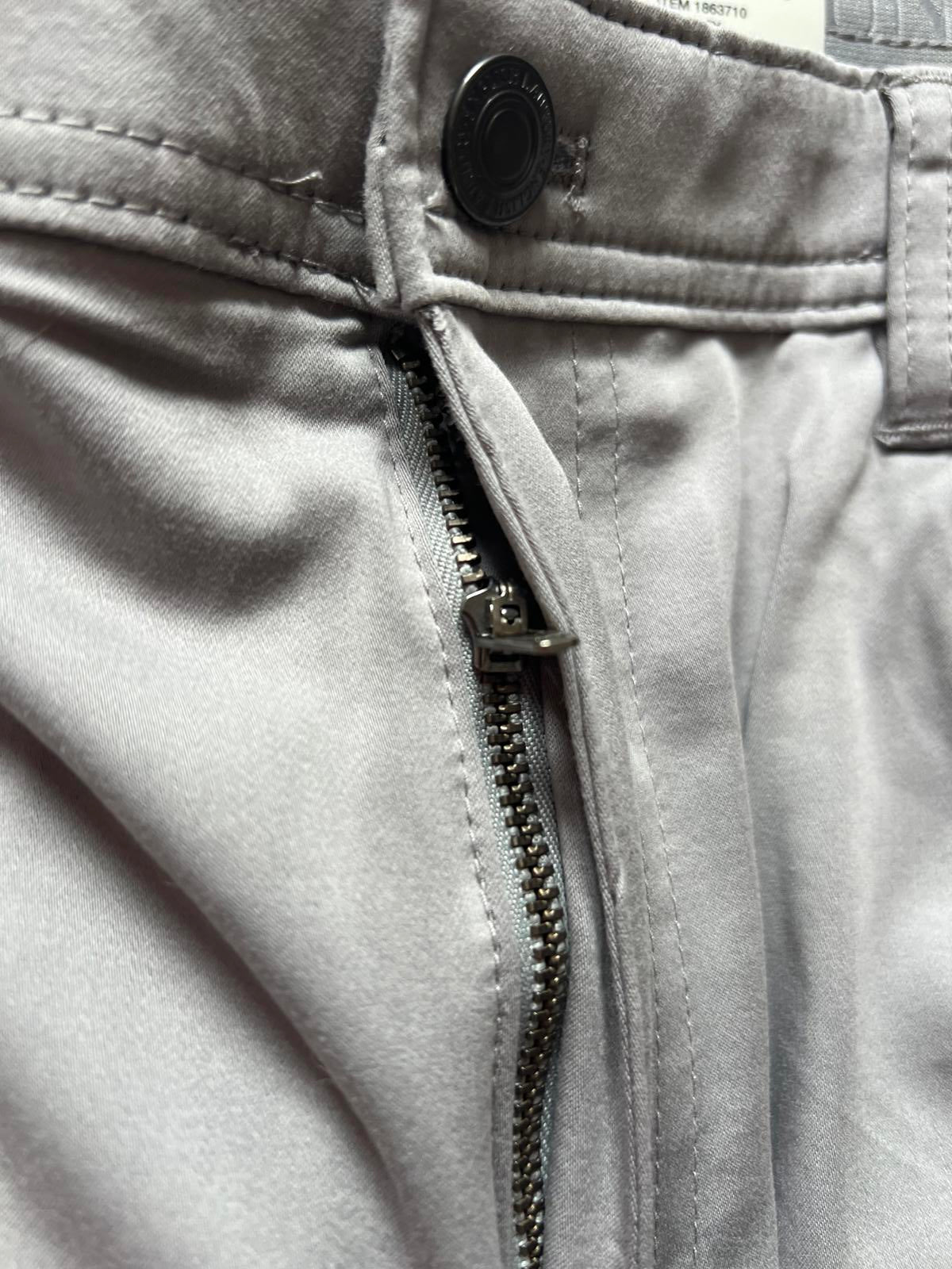 English Laundry grey 5-pocket chinos, size 38” x 34”