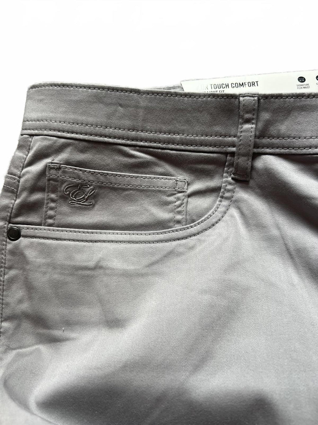 English Laundry grey 5-pocket chinos, size 38” x 34”