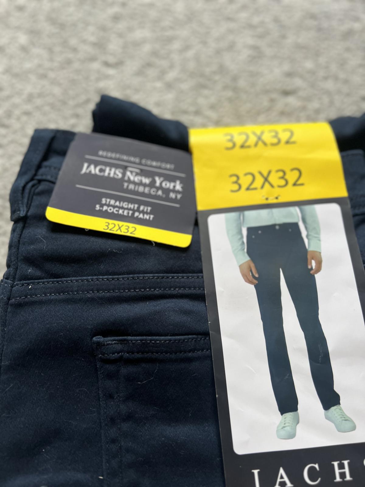 Jachs dark navy 5 pocket trousers, size 32” x 32”