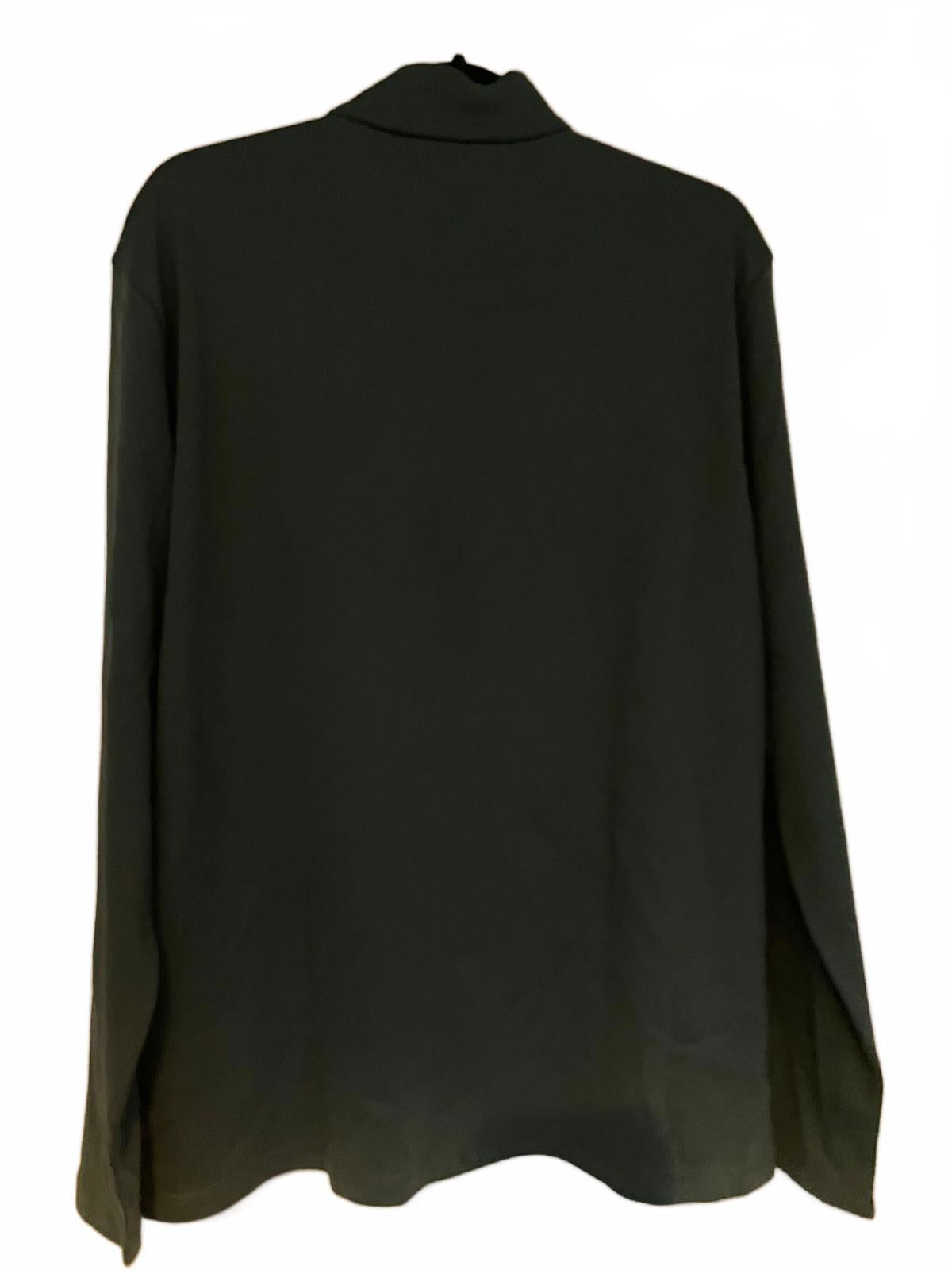 Jachs 1/2 zip green sweater, size medium