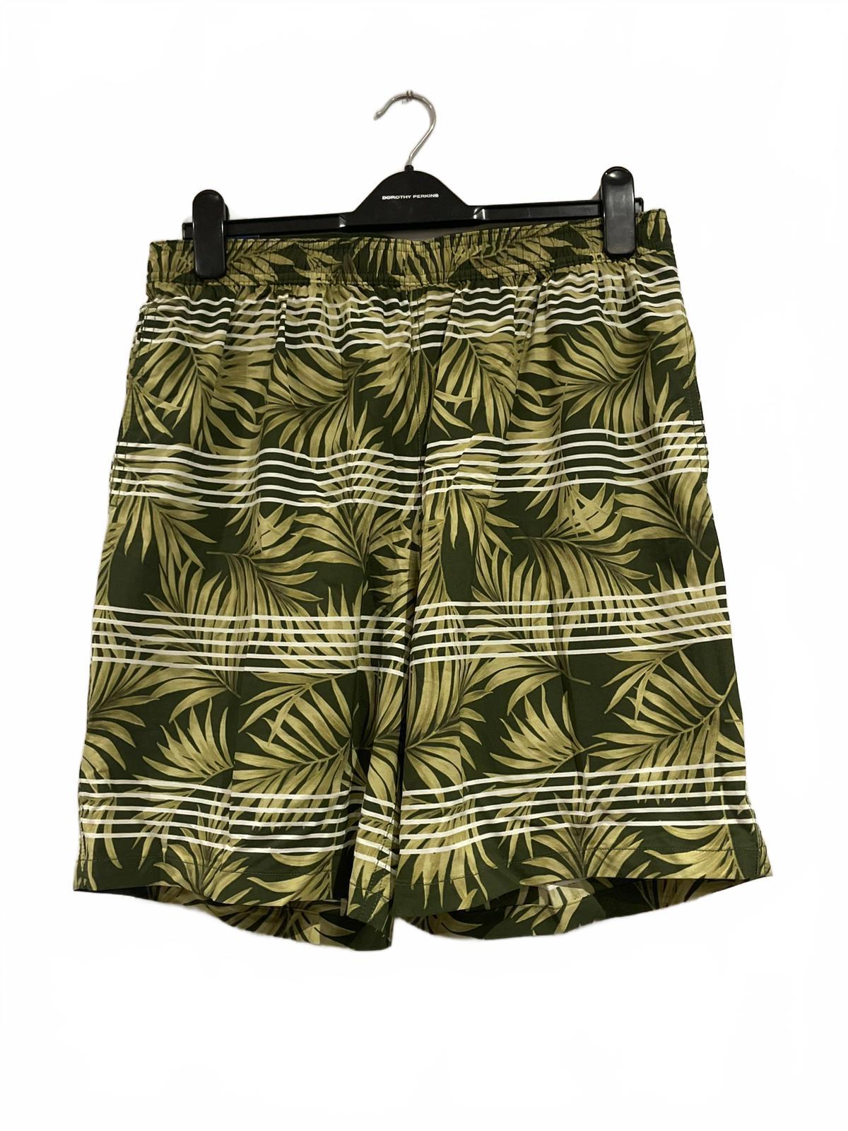 Kirkland Green patterned swim shorts, size large