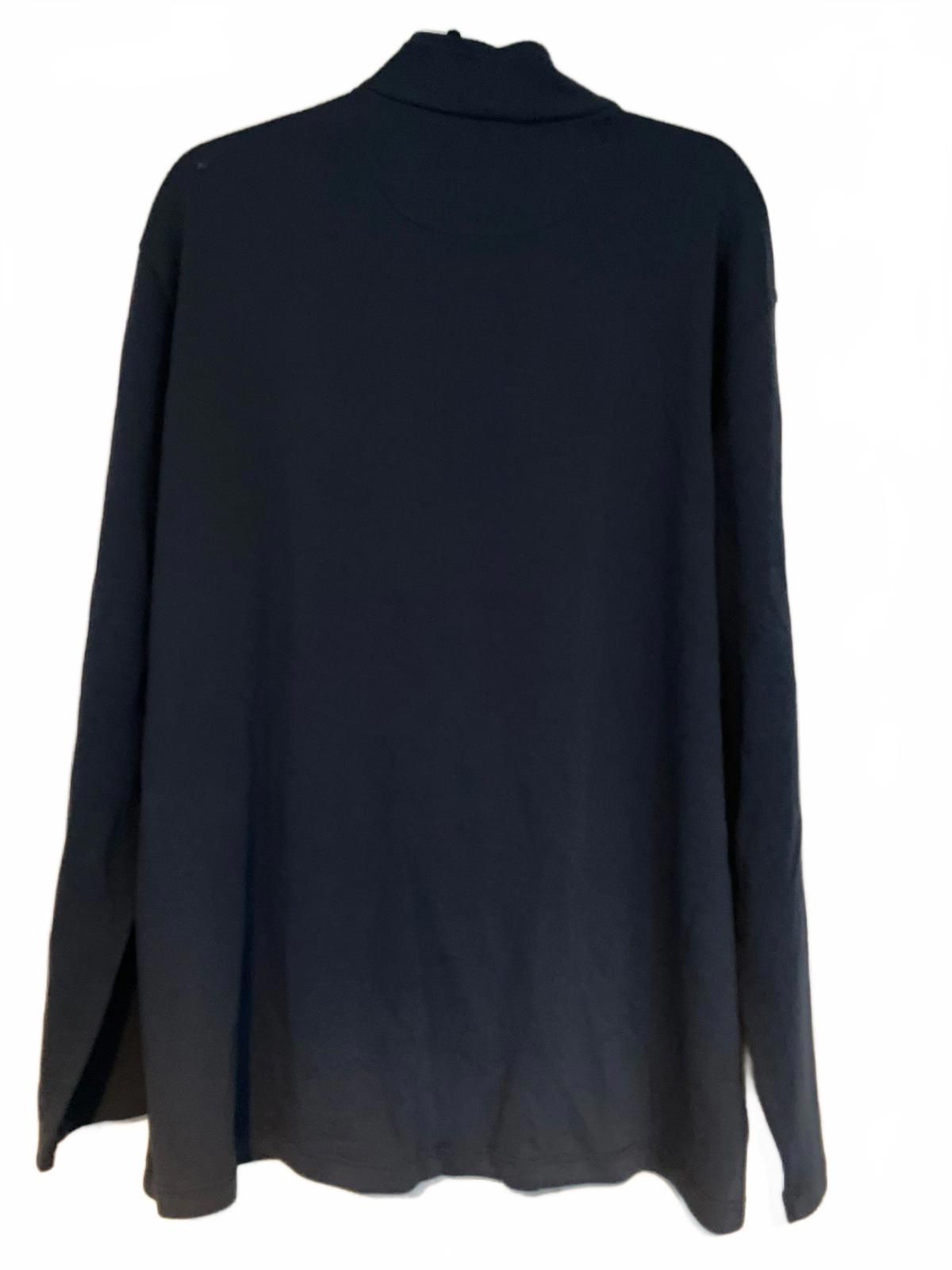 Jachs blue 1/2 zip sweater, size XL