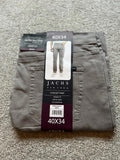 Jachs Grey 5-pocket Chinos, Size 40” x 34”