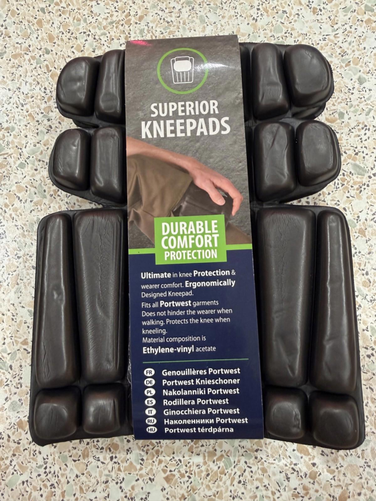 Portwest Holster Work Trousers 46 W x 31-33"L Grey /Green Wx3 with Kneepads S156