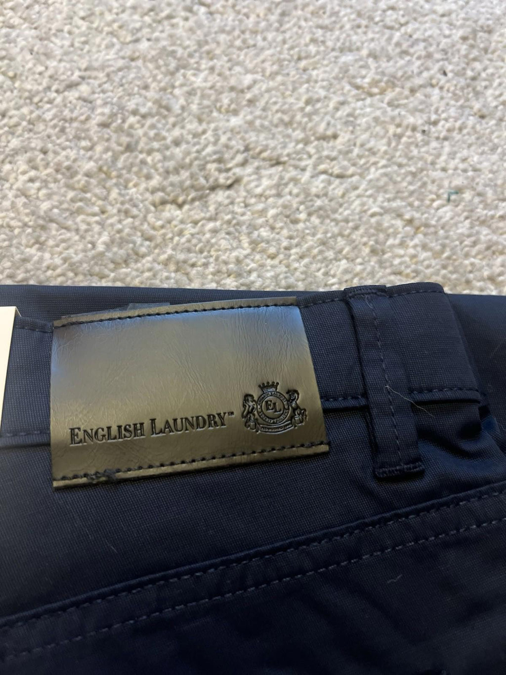 English Laundry Dark Sapphire 5-pocket Chinos, Size 32” X 30”