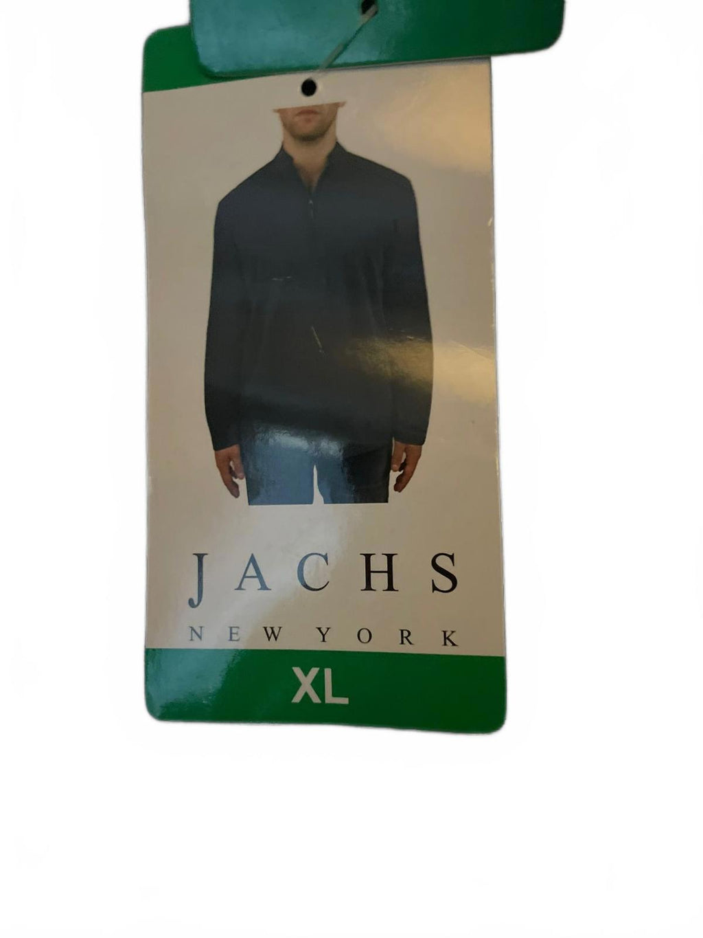 Jachs blue 1/2 zip sweater, size XL