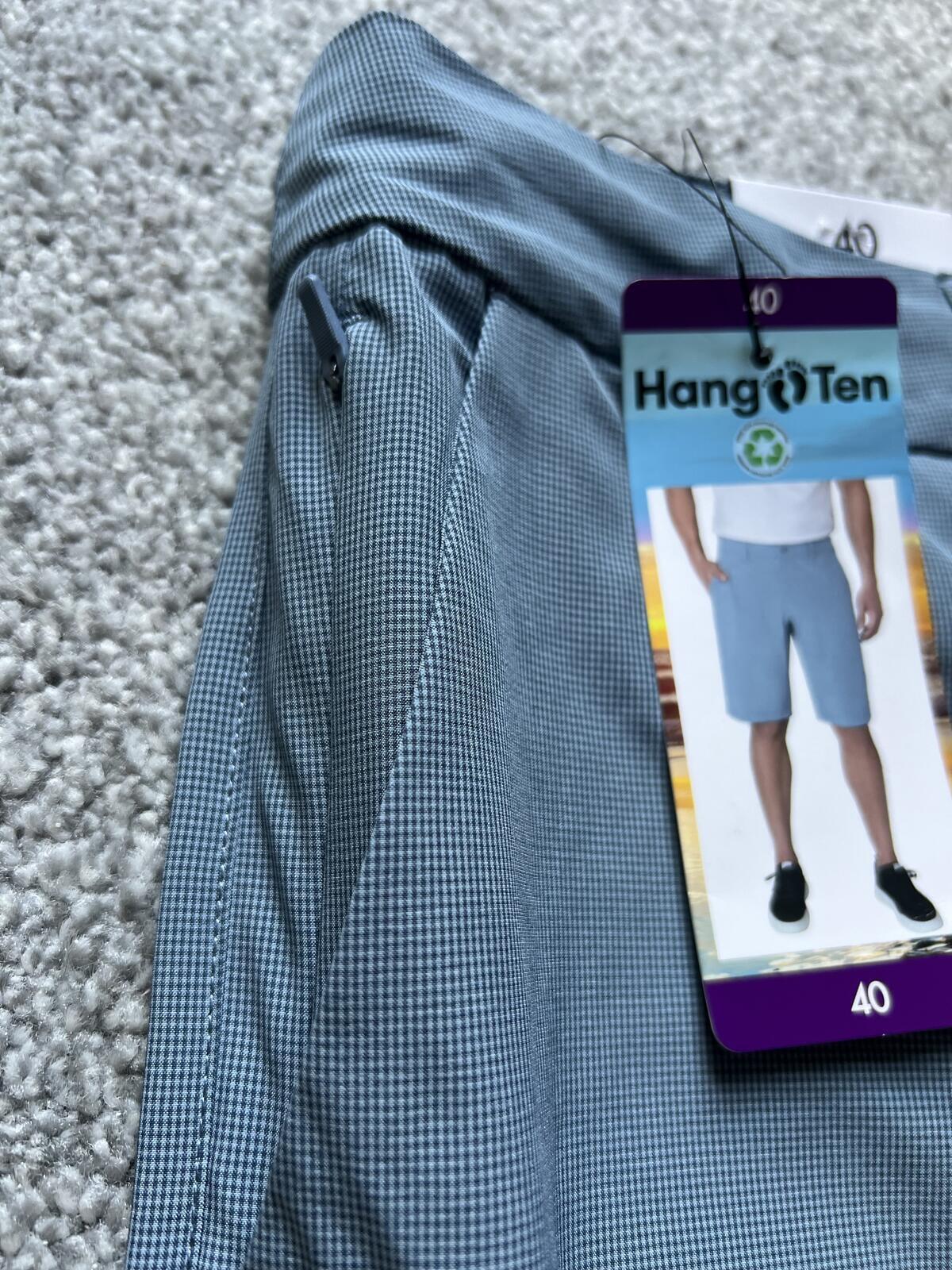 Hang Ten blue chino shorts, size 40” waist